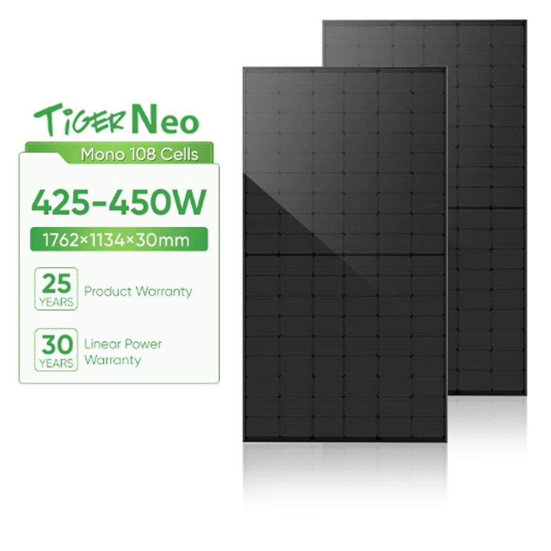 N-Type All-Black Bifacial Module  425-450