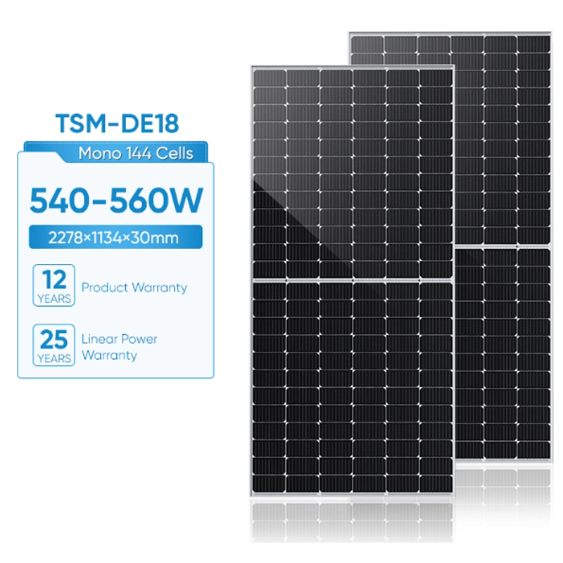 BackSheet Monocrystalline Modules540-560